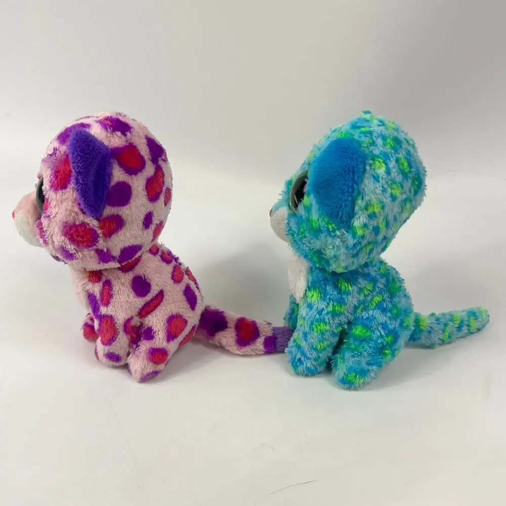 Ty Beanie Boos Plush Lot of 6 Giselle, Glamour, Yago & More Mixed Sizes Tags